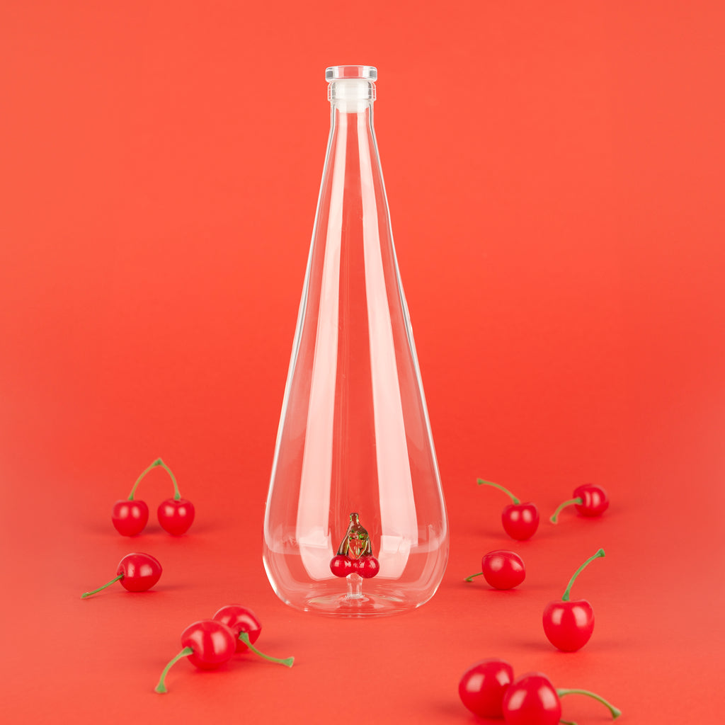 balvi-kitchen-botanical-cherry-bouteille-verre-cerise image 2