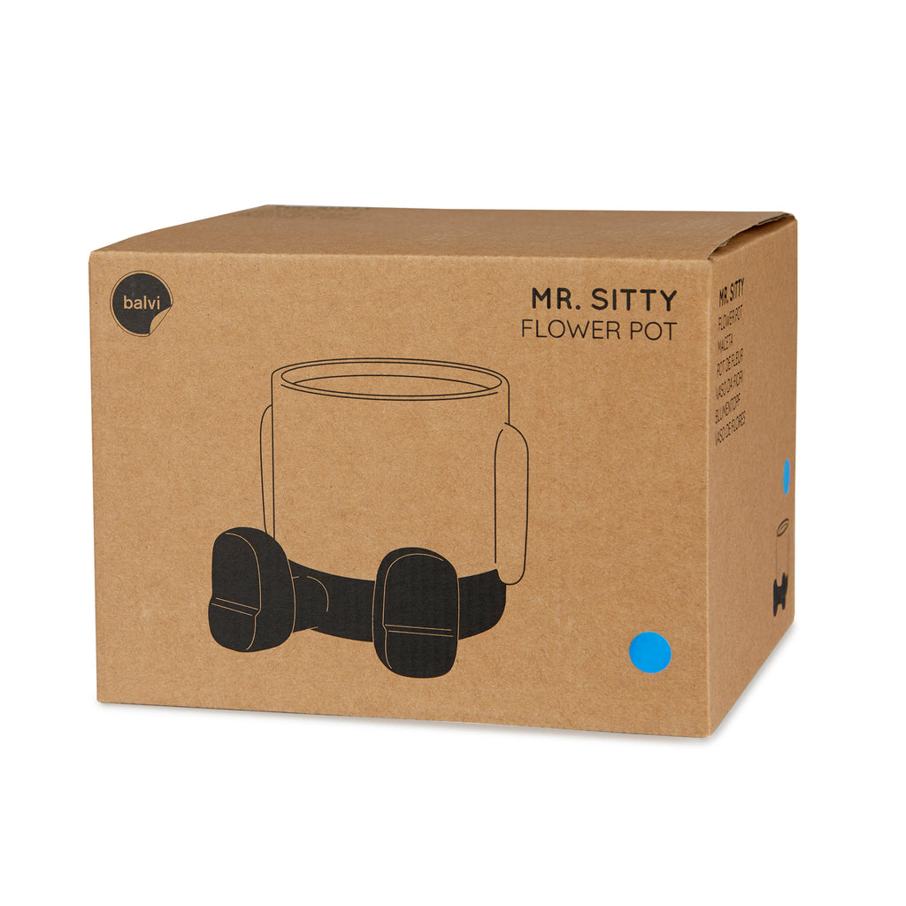 balvi-home-decor-mr-sitty-pot-plante-c-ramique-bleu image 8