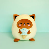 balvi-home-decor-fluffy-kawaii-minty-coussin-chat image 2