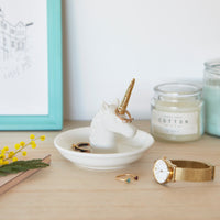 balvi-licorne-porte-bague-porcelaine-blanche image 3
