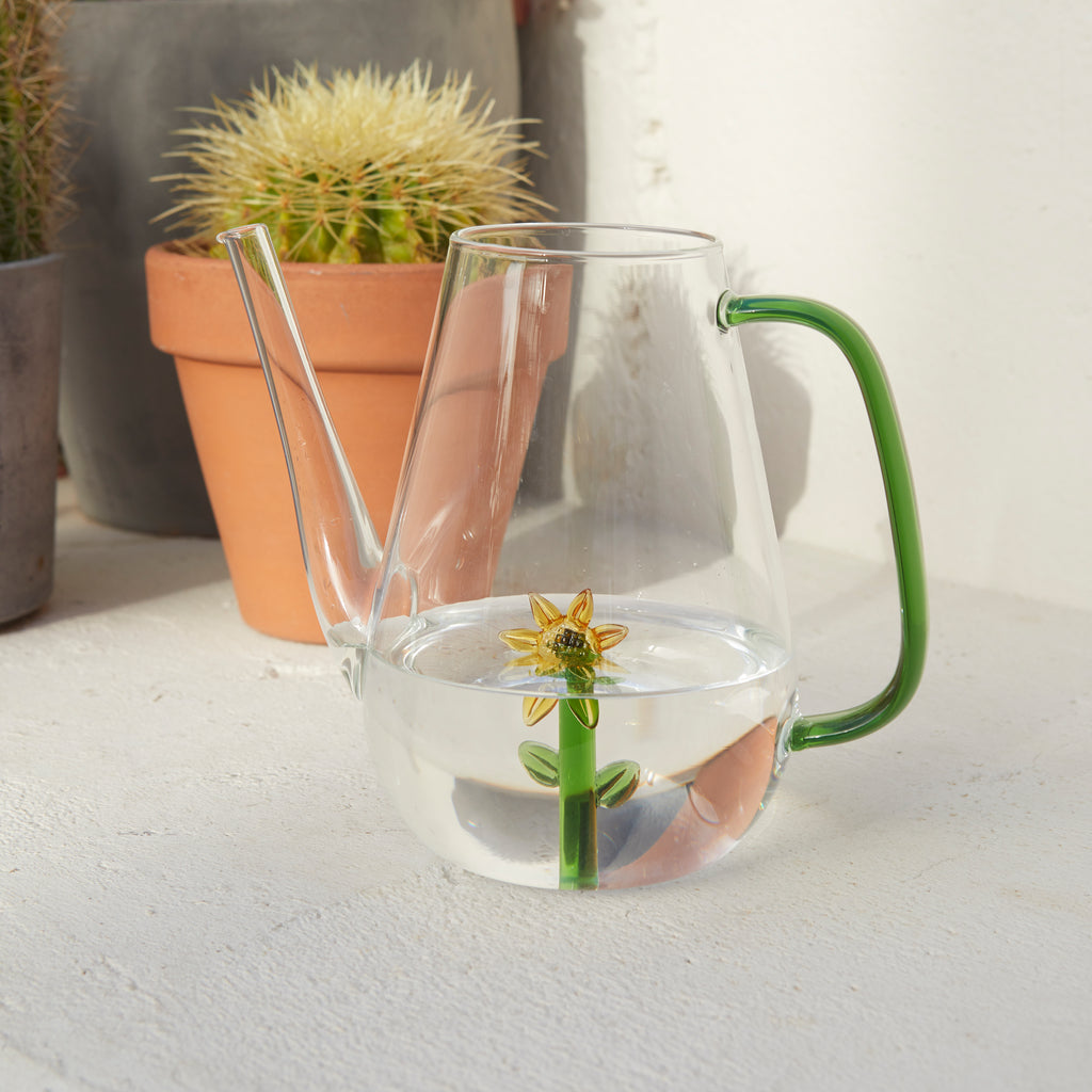 balvi-home-decor-botanical-sunflower-arrosoir-verre-jaune image 4