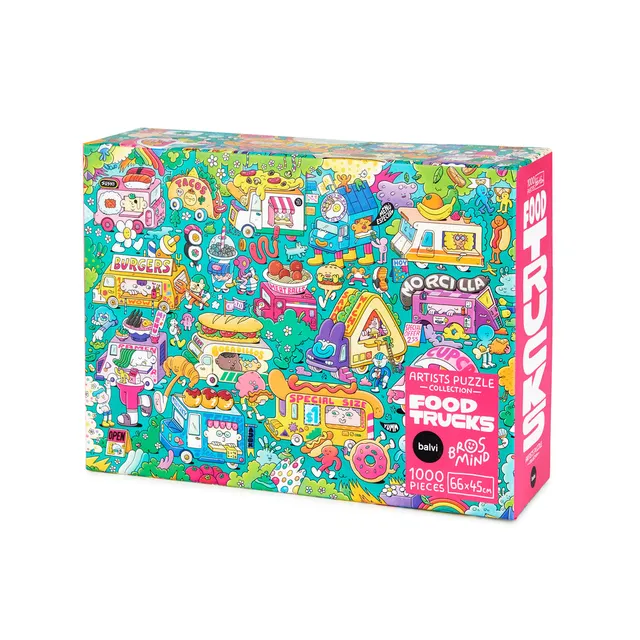 balvi-food-trucks-puzzle-1000-pi-ces-carton image 1