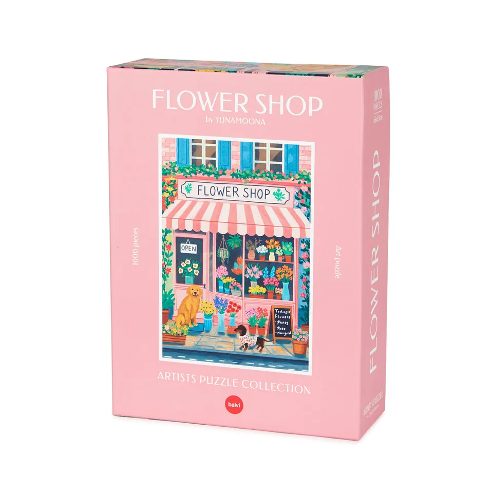 balvi-flower-shop-puzzle-1000-pi-ces-chiens image 1