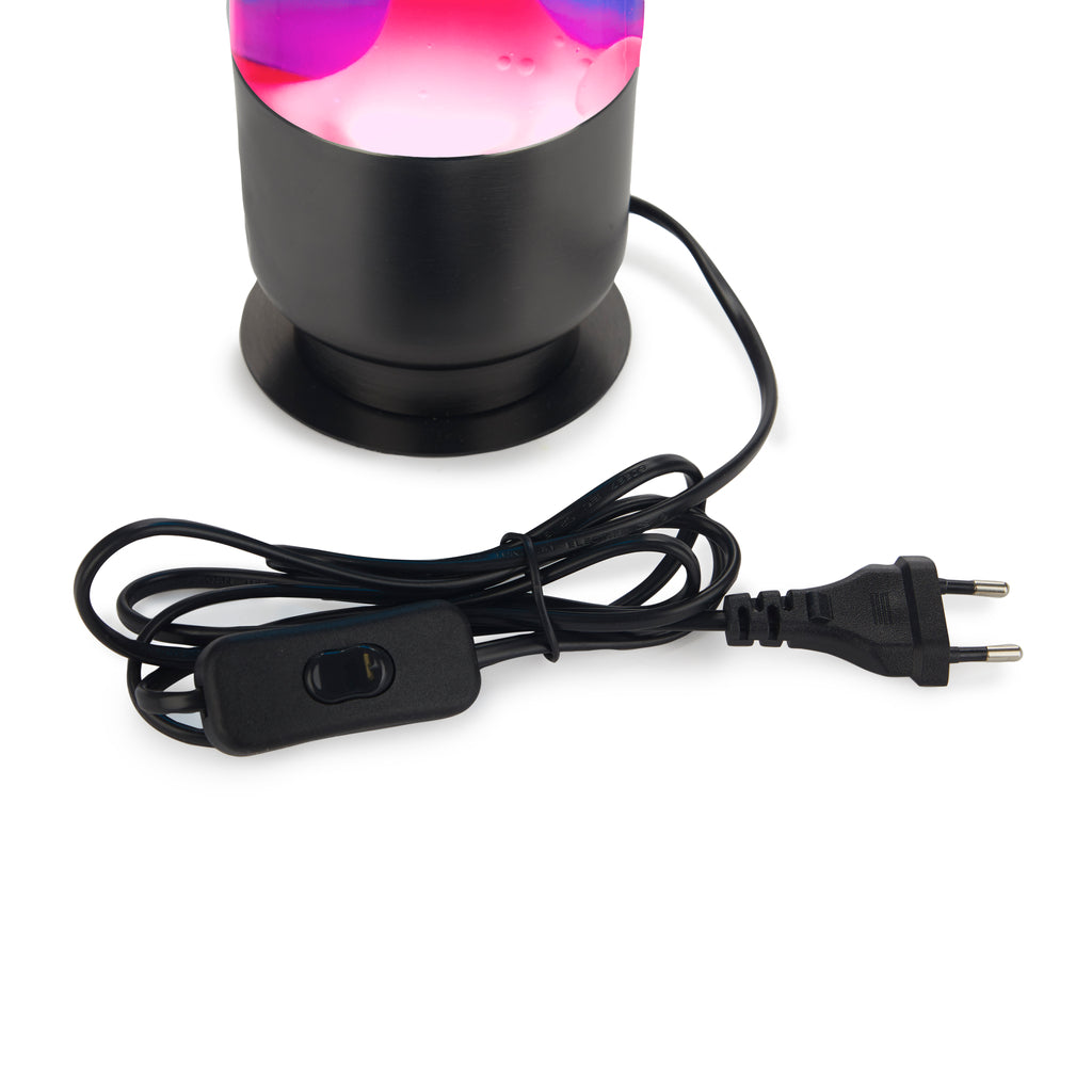 balvi-capsule-lampe-lave-violet-rouge-m-tal-verre image 6
