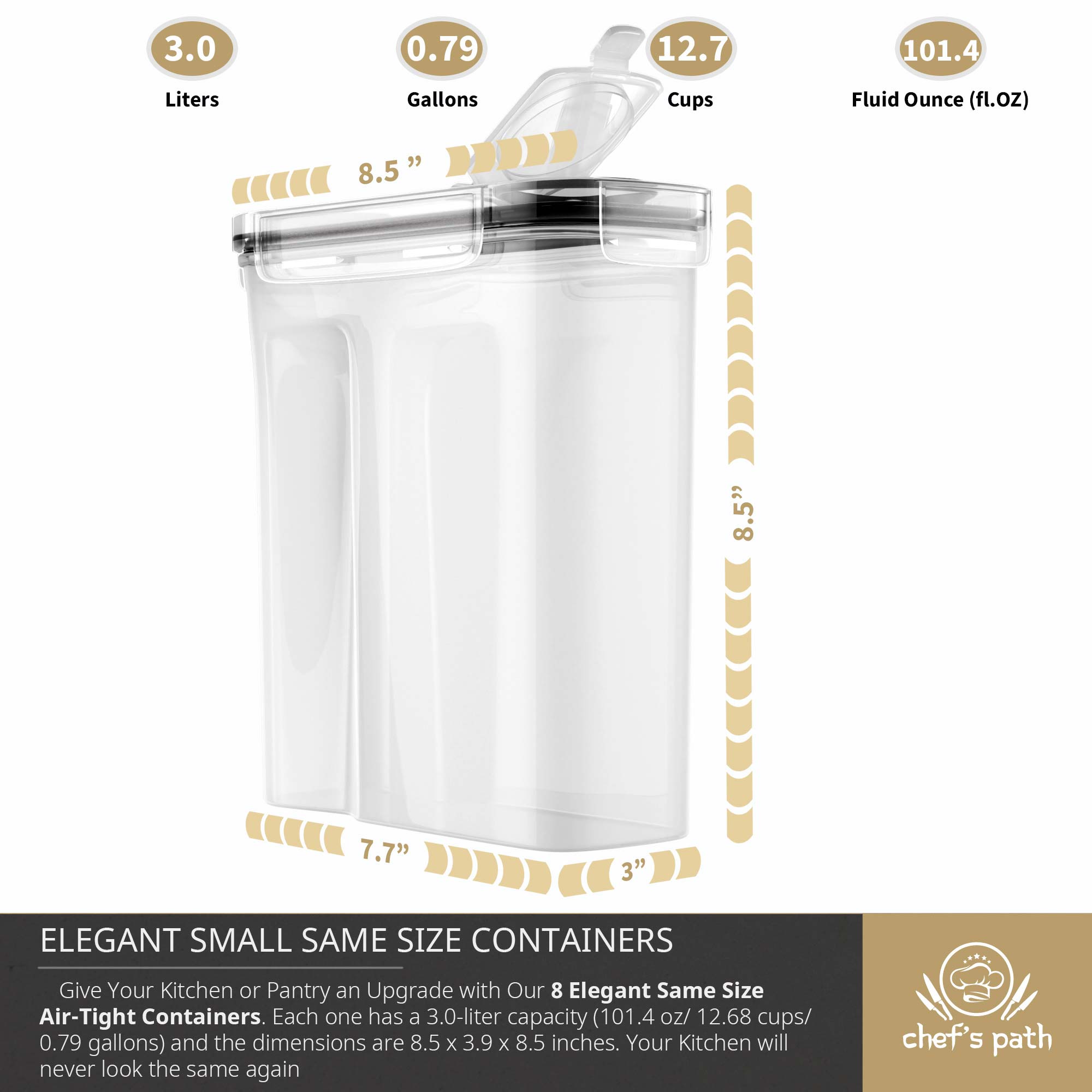 chef-s-path-cereal-containers-bo-te-c-r-ales-herm-tique-lot-8 image 6