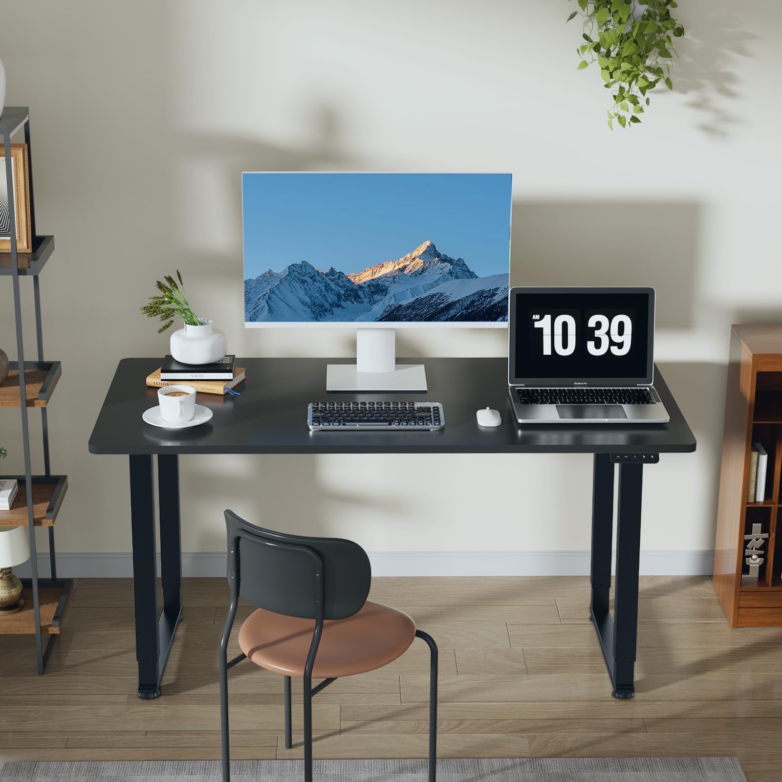 ordeluxe-table-cadre-bureau-r-glable-hauteur-180x80-double-moteur-2 image 2