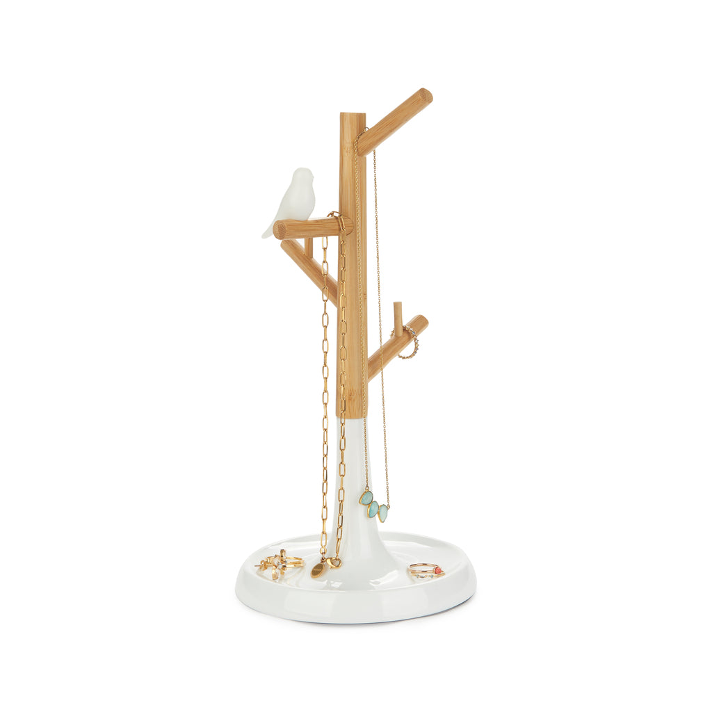balvi-home-decor-birdie-porte-bijoux-bambou-oiseau image 1