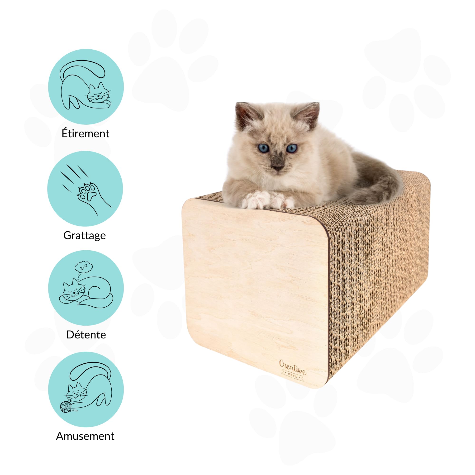 creative-home-griffoir-chat-carton-rectangulaire-37x21x21-cm image 6