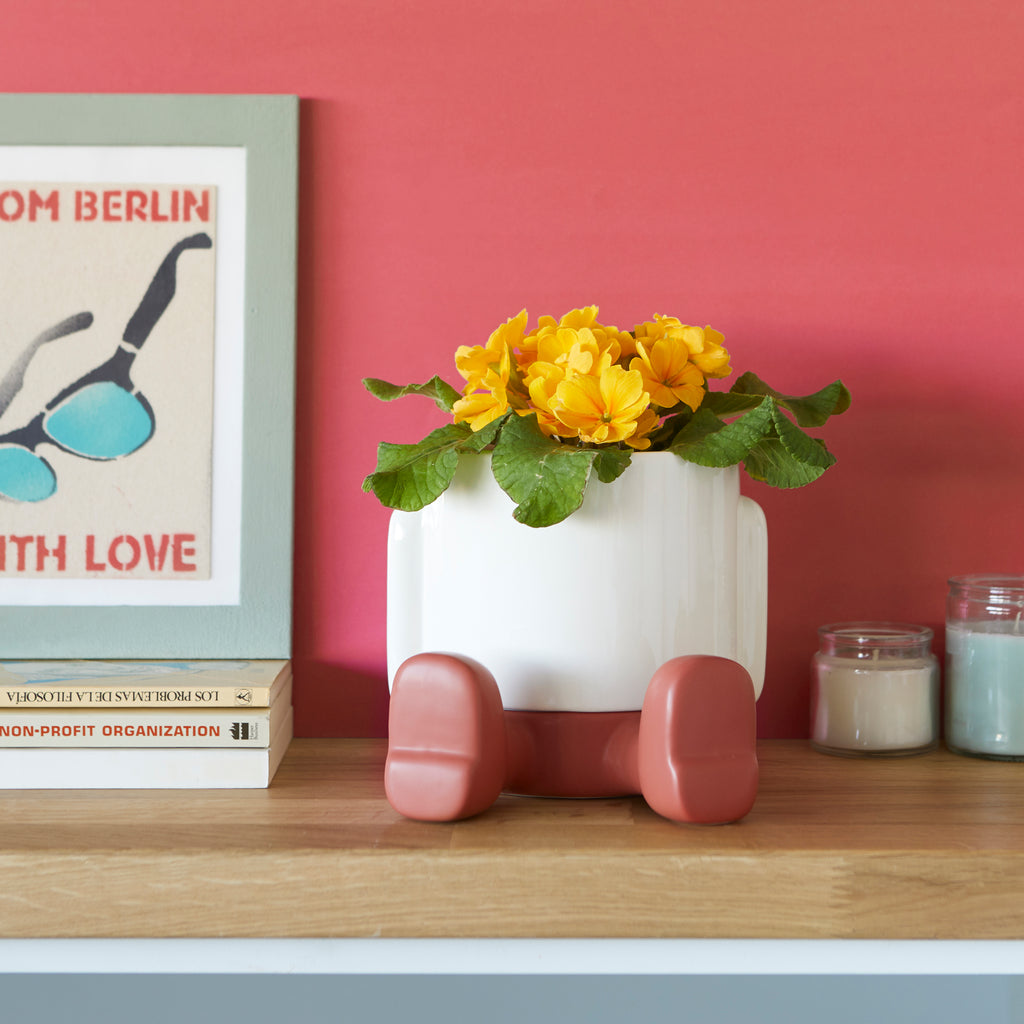 balvi-home-decor-mr-sitty-pot-plante-c-ramique-bleu image 2