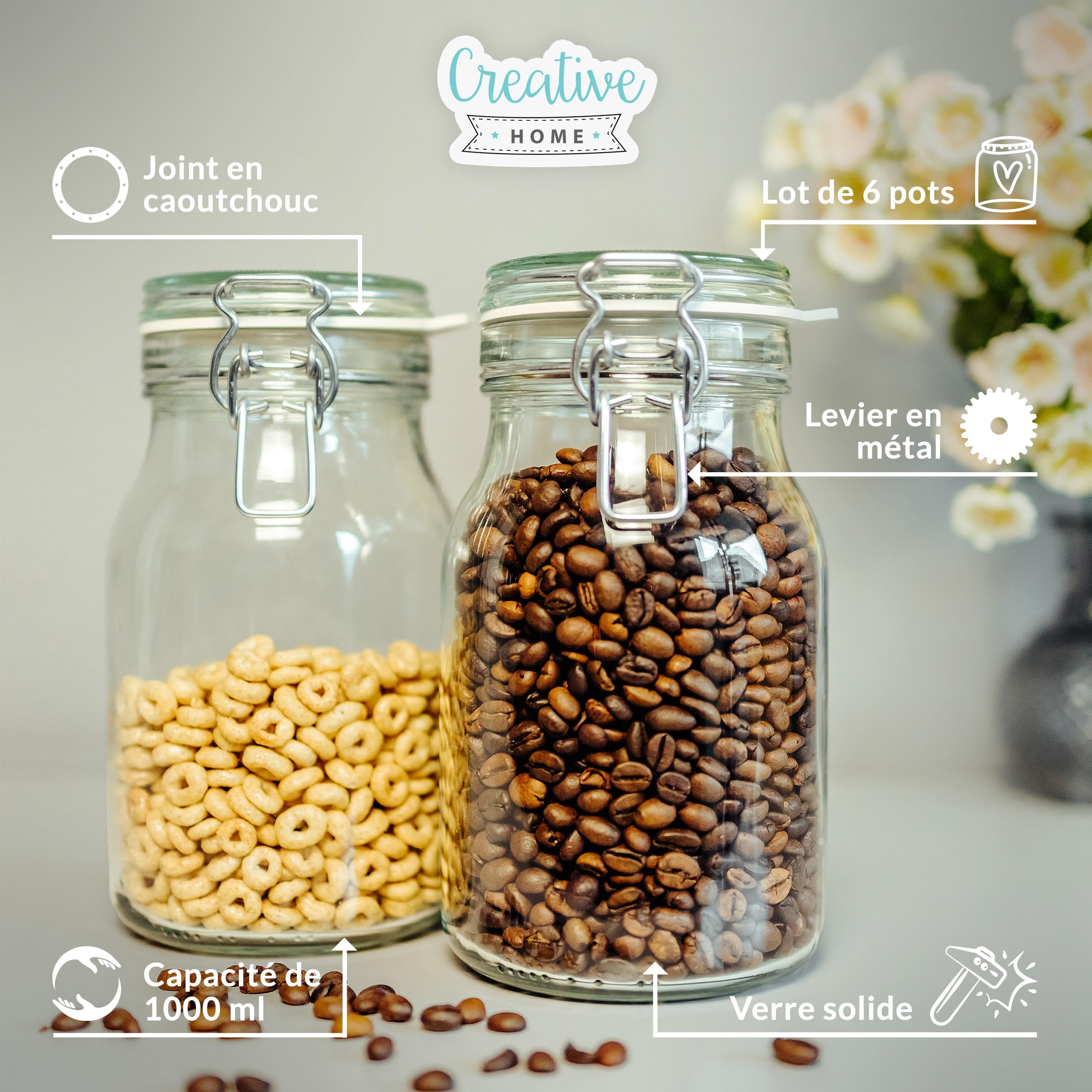 creative-home-bocaux-en-verre-herm-tiques-bocal-1l-lot-6-herm-tique image 4