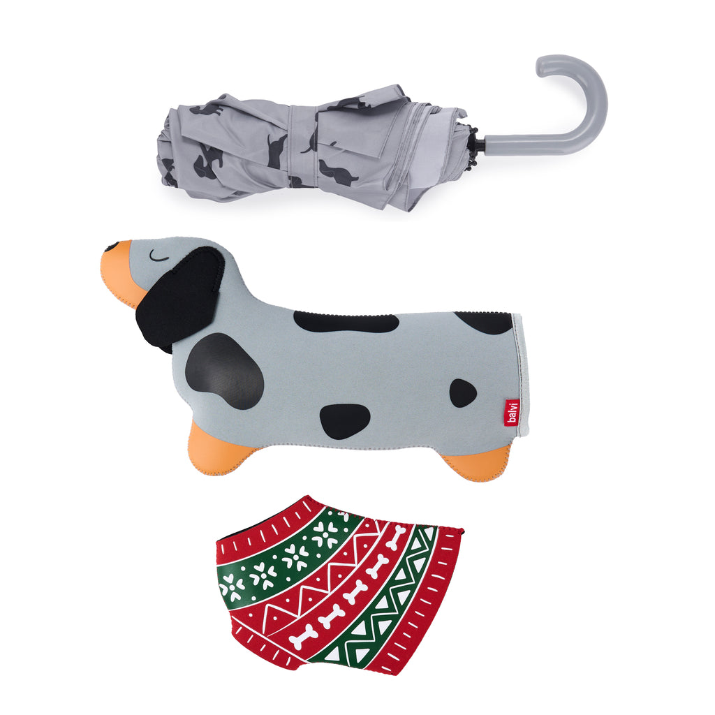 balvi-teckel-parapluie-no-l-gris-polyester-chien image 4