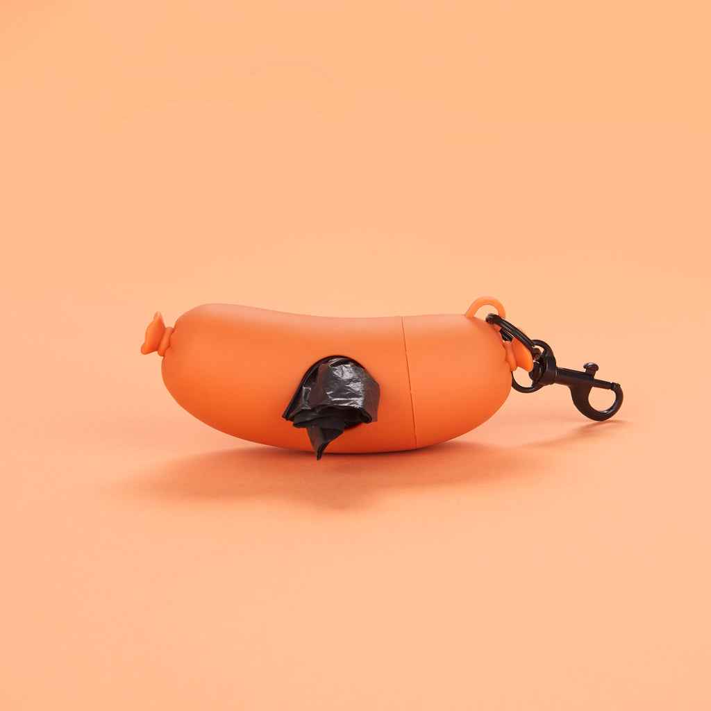 balvi-hot-dog-distributeur-sacs-chien-orange-plastique image 2