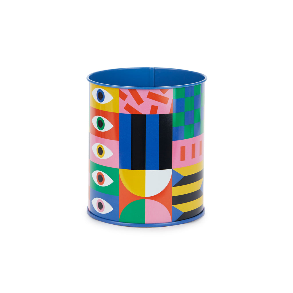 balvi-desk-los-pepes-pot-crayons-m-tal-bleu-yeux image 6
