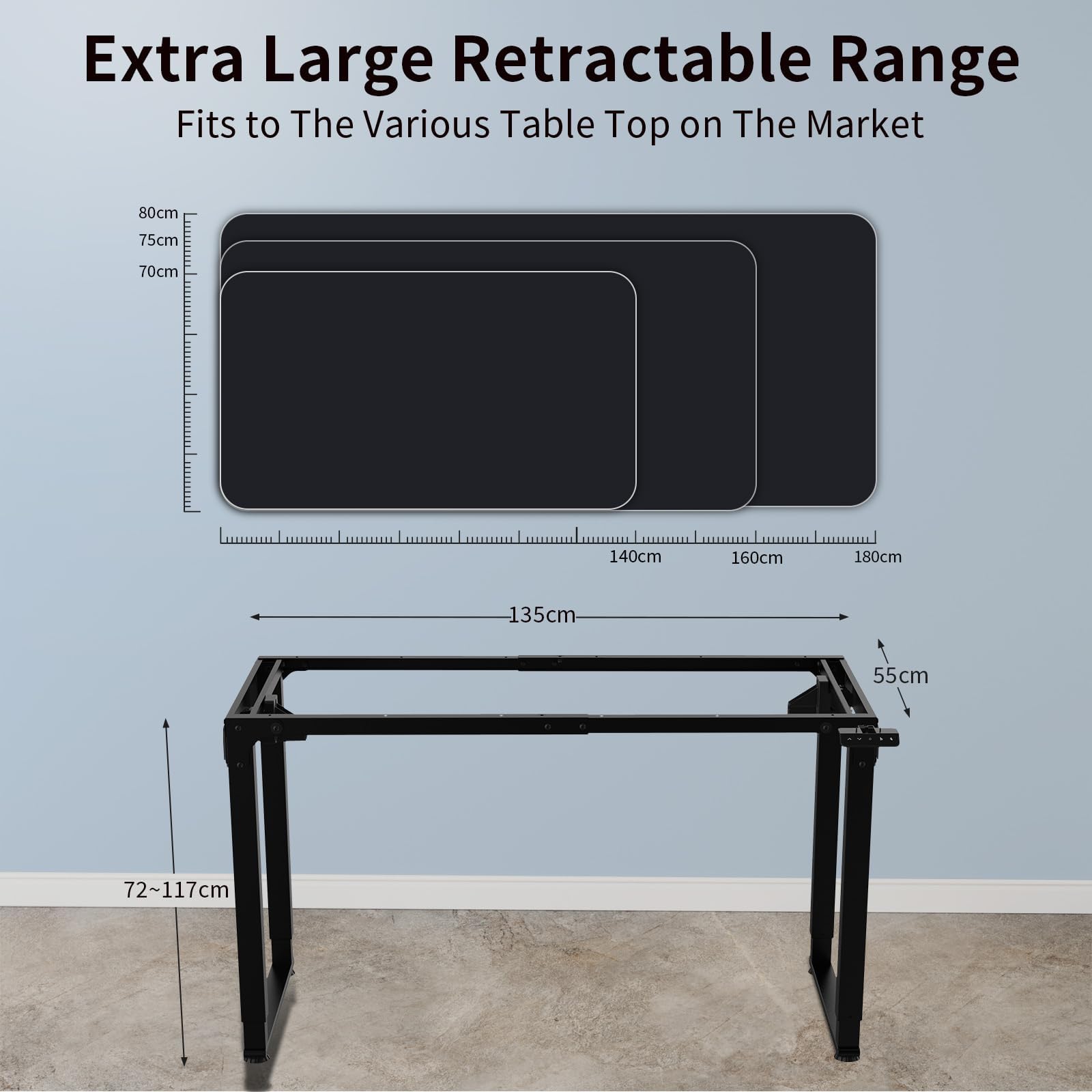 ordeluxe-table-cadre-bureau-r-glable-hauteur-180x80-double-moteur-2 image 3