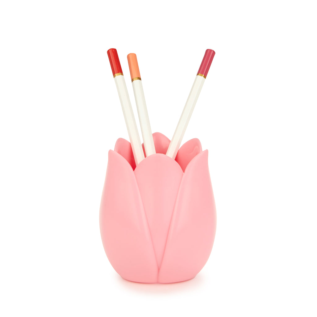 balvi-desk-tulip-pot-crayons-tulipe-couleur image 1
