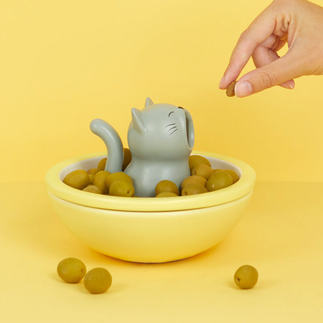 balvi-hungry-cat-bol-ap-ritif-c-ramique-jaune image 2