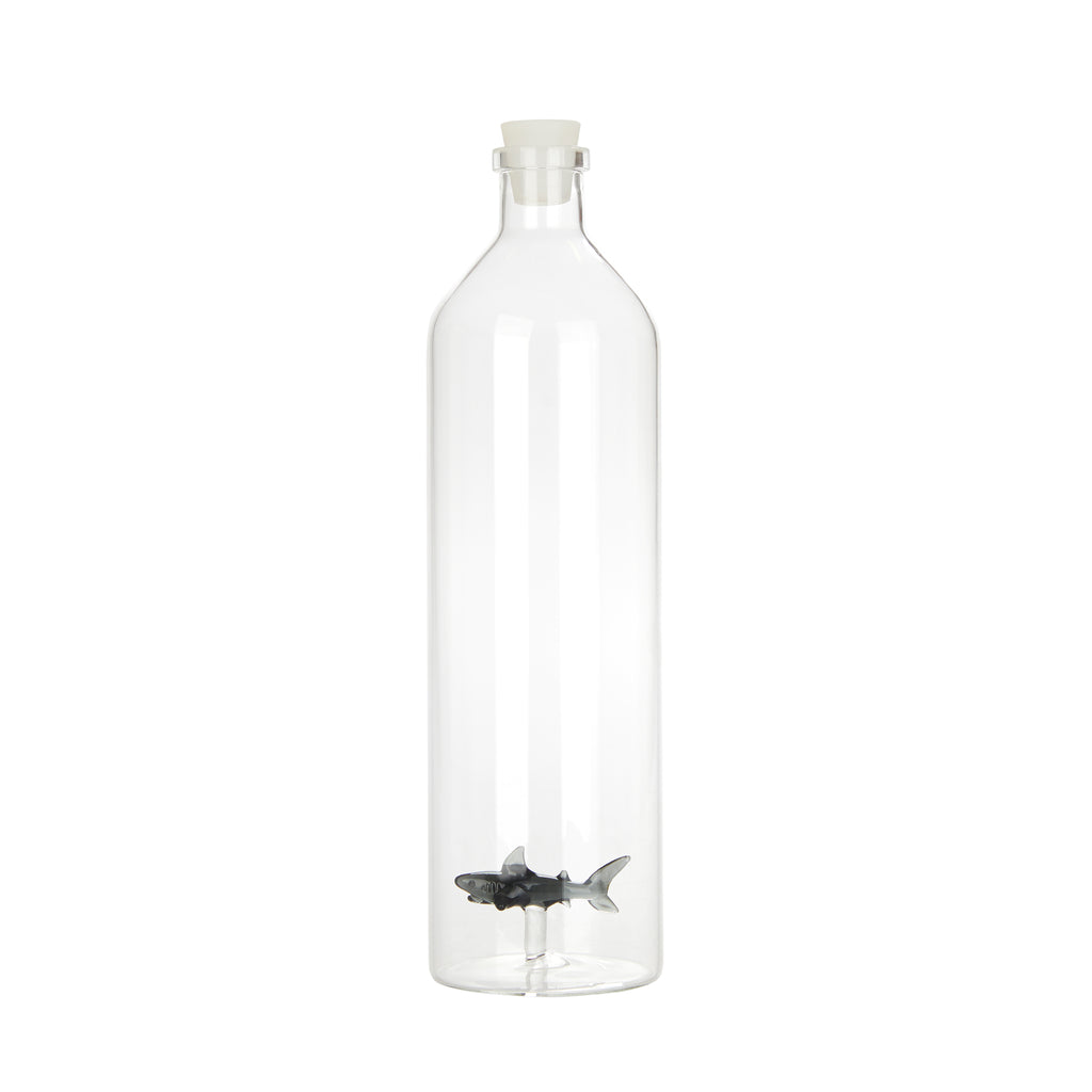 balvi-atlantis-shark-bouteille-verre-requin-originale image 1