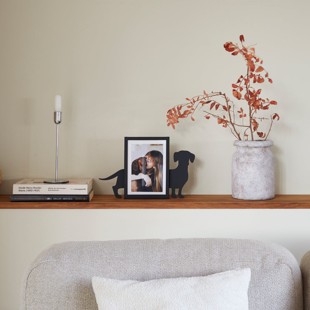 balvi-home-teckel-photo-frame-cadre-photo-chien-noir image 3