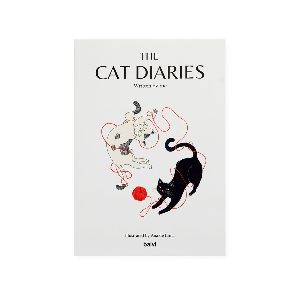 balvi-desk-the-cat-diaries-carnet-chat-multicolore image 1
