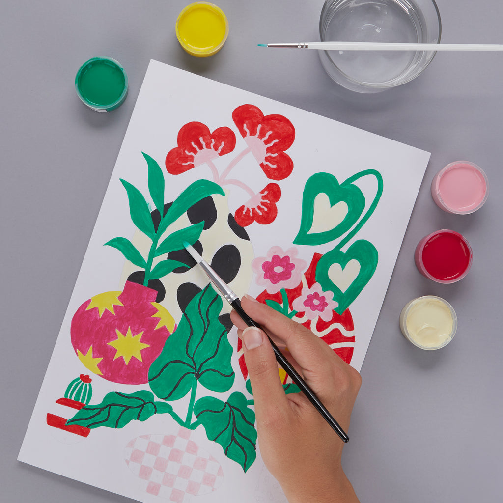 balvi-lifestyle-les-plantes-kit-peinture-par-num-ros-plantes image 2