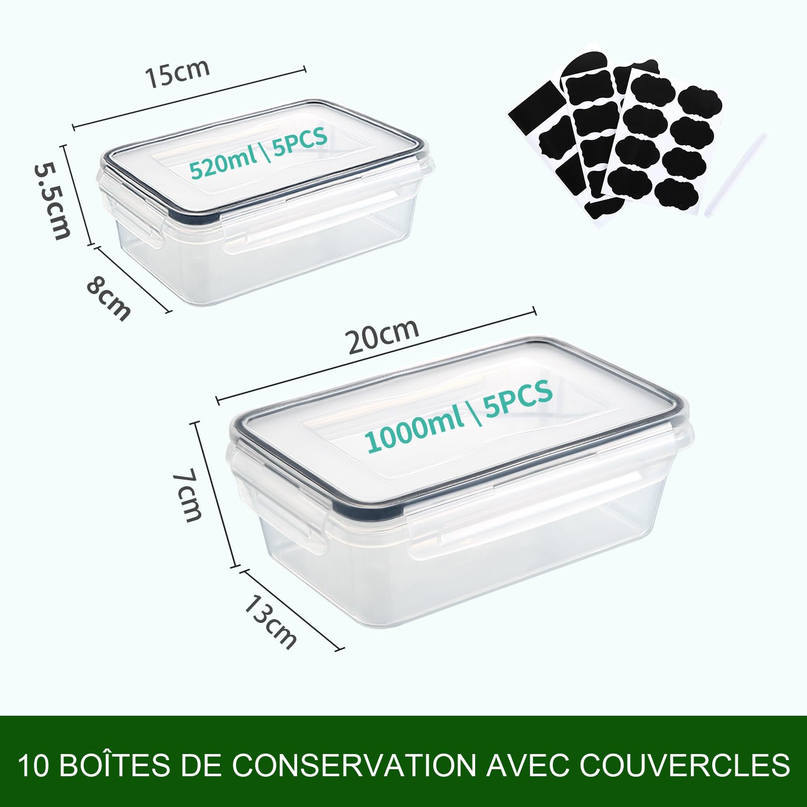ordeluxe-bocal-rangement-lot-10-bo-tes-1l-520ml-herm-tiques image 2