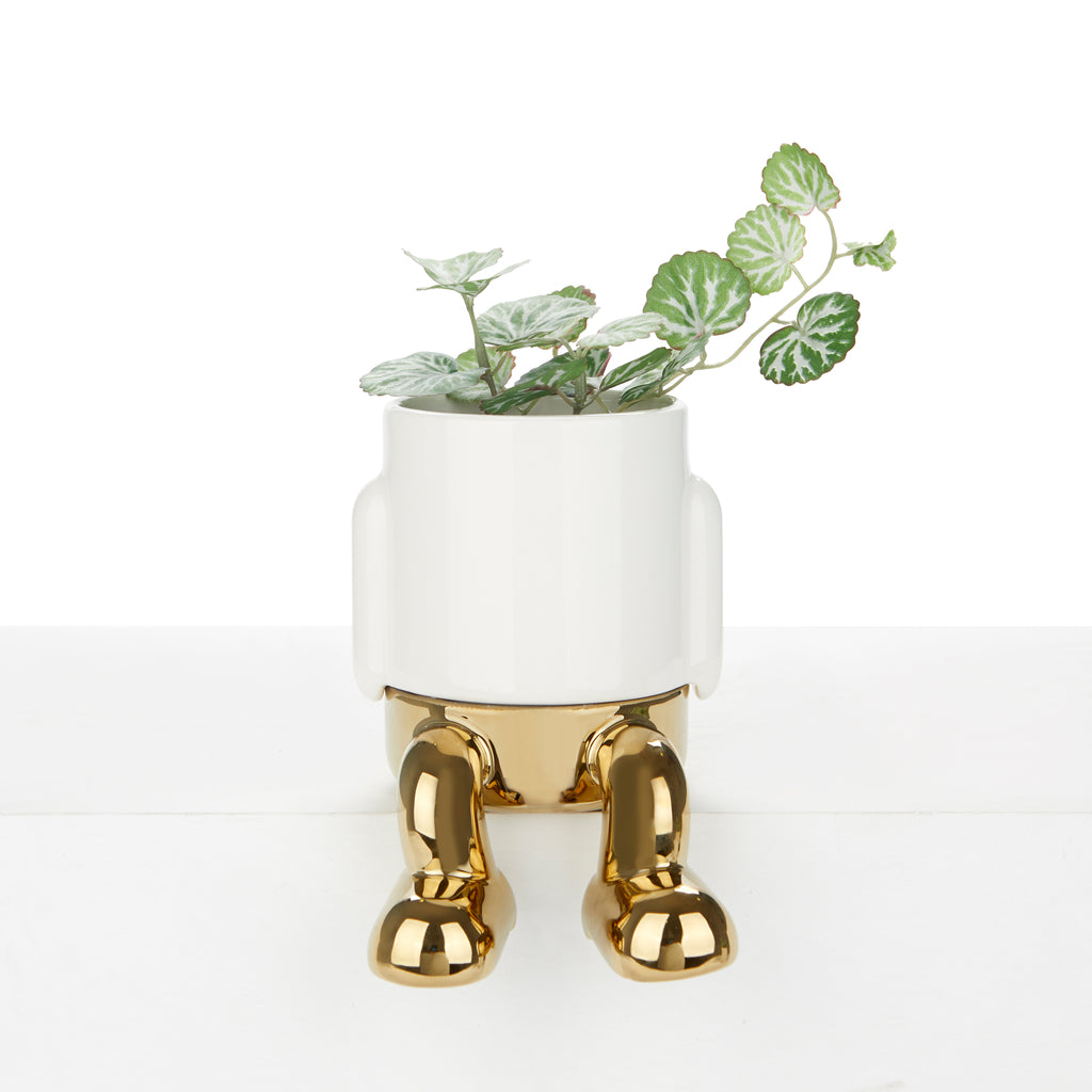 balvi-mr-dangly-mini-pot-plante-c-ramique-vert-jambes image 7