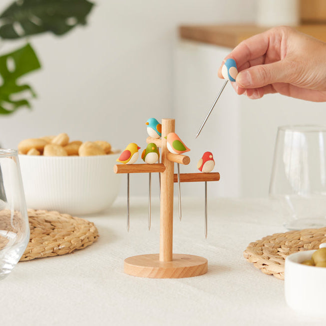 balvi-kitchen-table-birdie-piques-ap-ro-oiseaux-x6-inox image 3