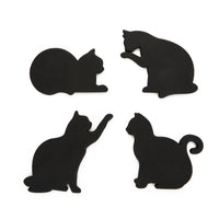 balvi-kitchen-cat-coasters-dessous-de-verre-chat-noir-x4 image 5