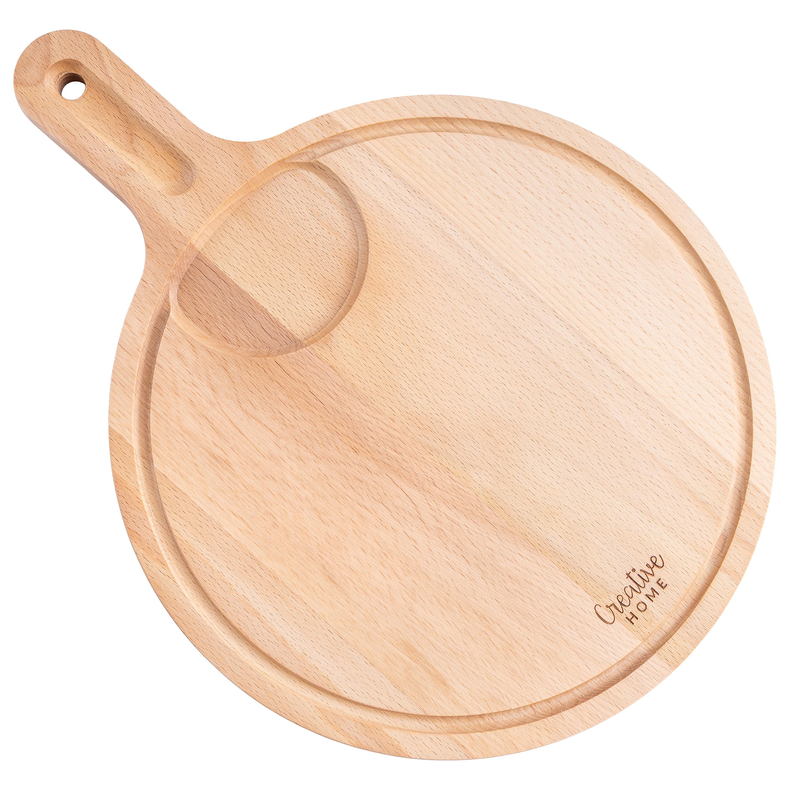 creative-home-accessoires-cuisine-planche-bois-40x30-cm-pizza image 1