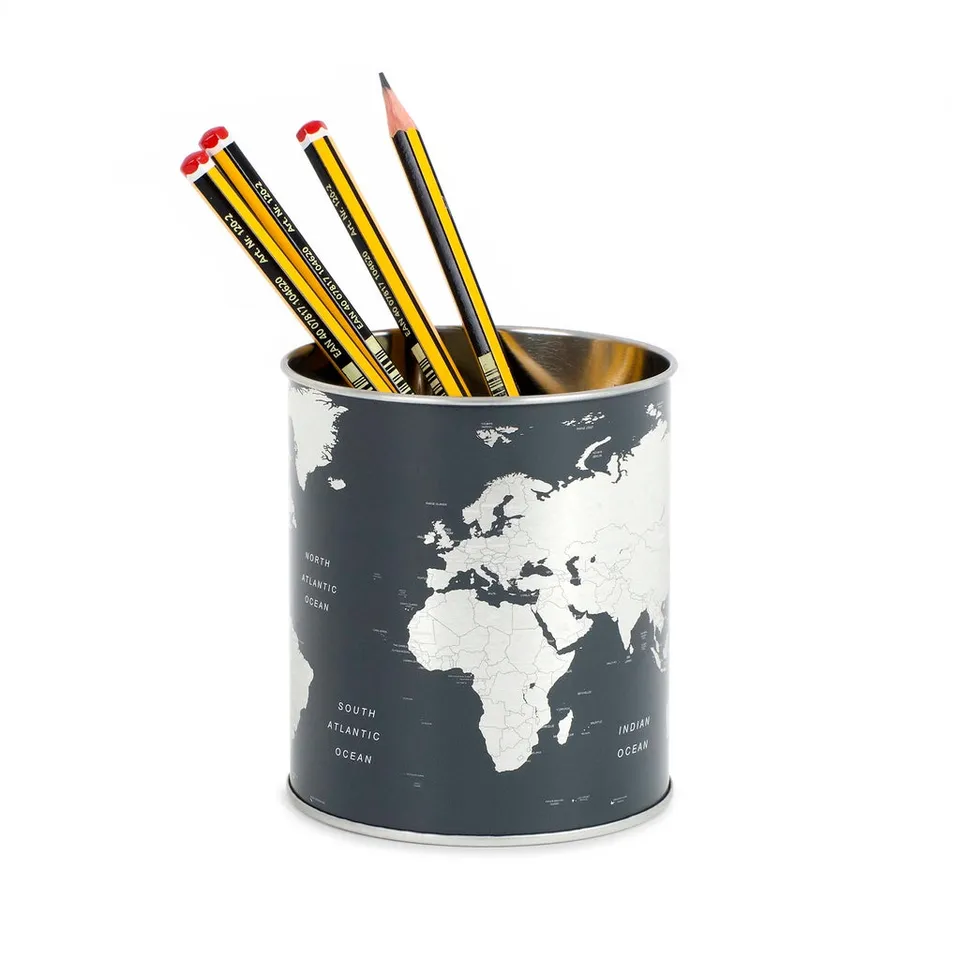 balvi-desk-globe-pot-crayons-globe-terrestre image 1