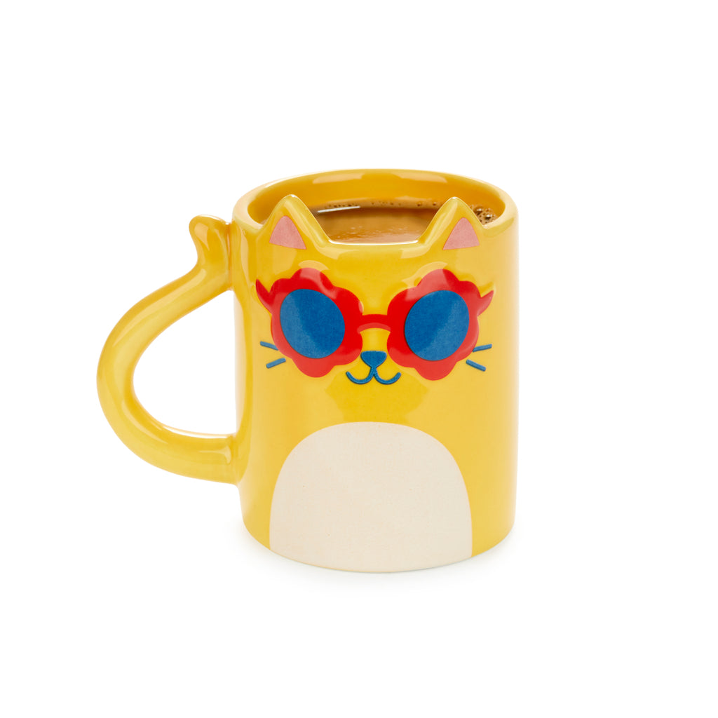 balvi-cool-cat-mug-chat-c-ramique-noir-lunettes image 1