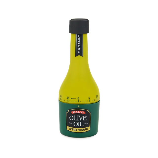 balvi-olive-oil-timer-minuteur-cuisine-bouteille-huile-d-olive image 1