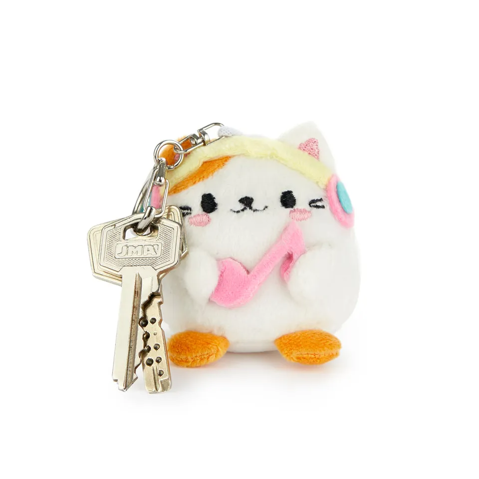 balvi-lifestyle-melody-porte-cl-s-peluche-chat-kawaii-casque image 1