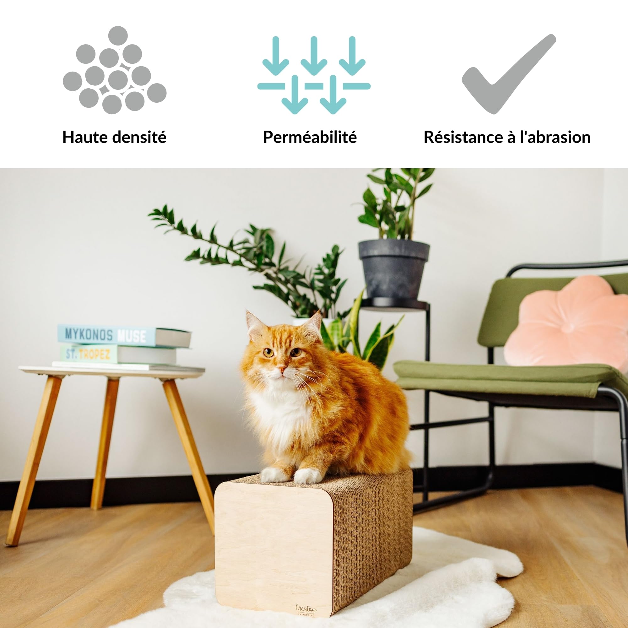 creative-home-griffoir-chat-carton-rectangulaire-37x21x21-cm image 2