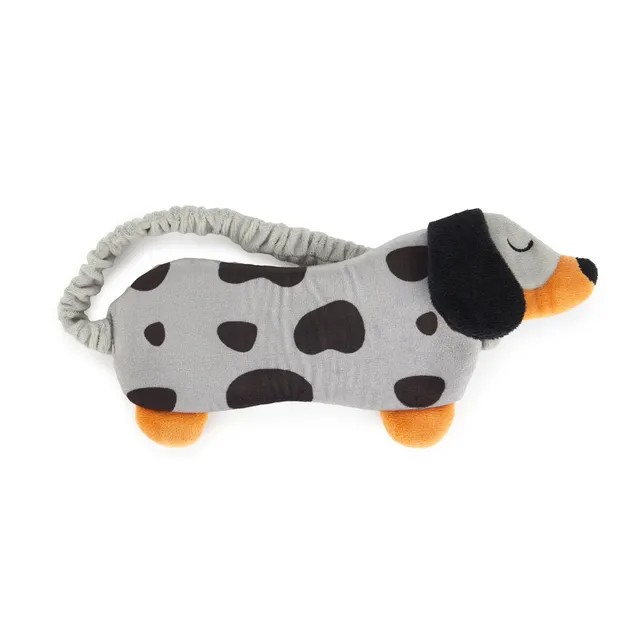 balvi-lifestyle-teckel-masque-de-nuit-polyester-gris image 1