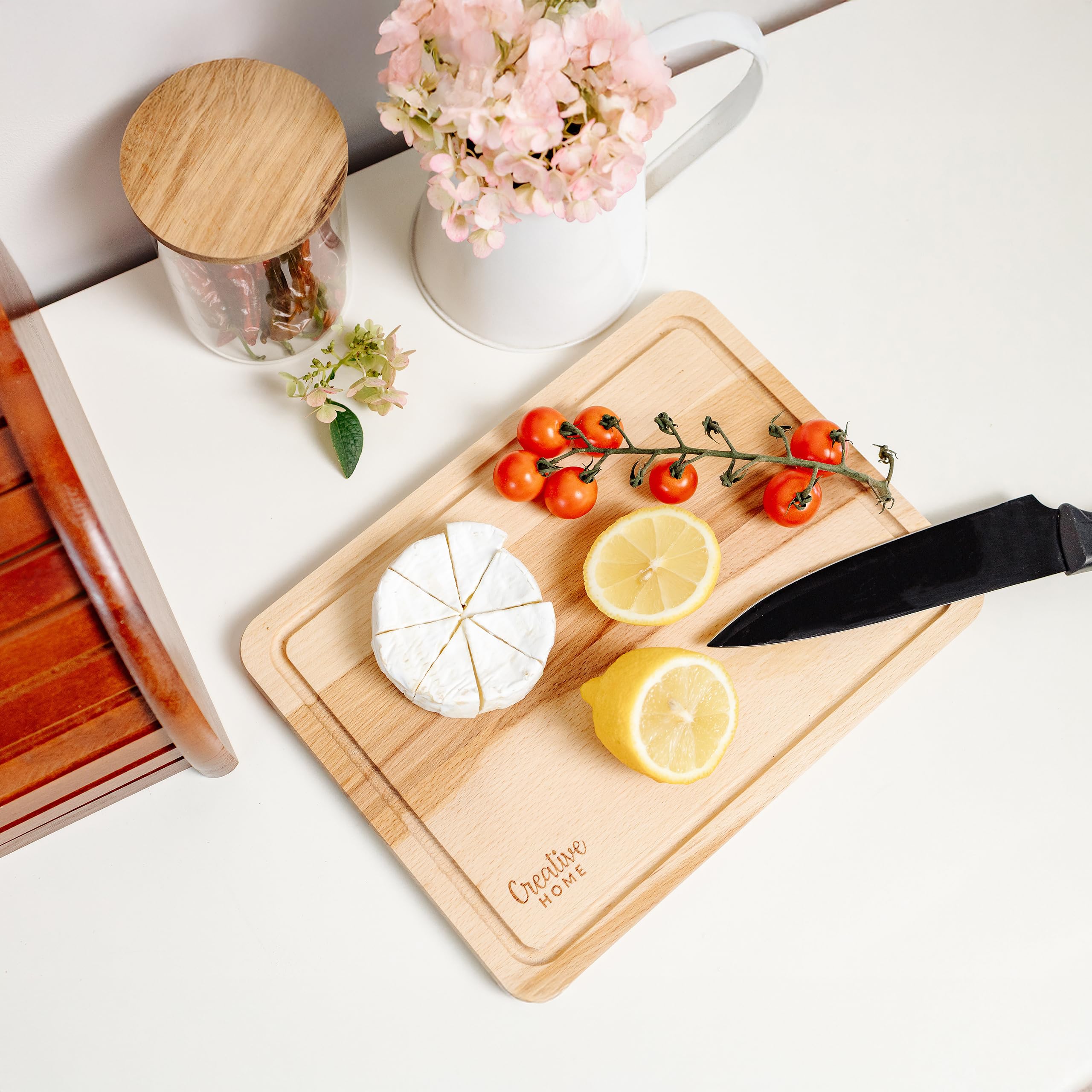 creative-home-accessoires-cuisine-planche-d-couper-bois-h-tre-30-5-cm image 5