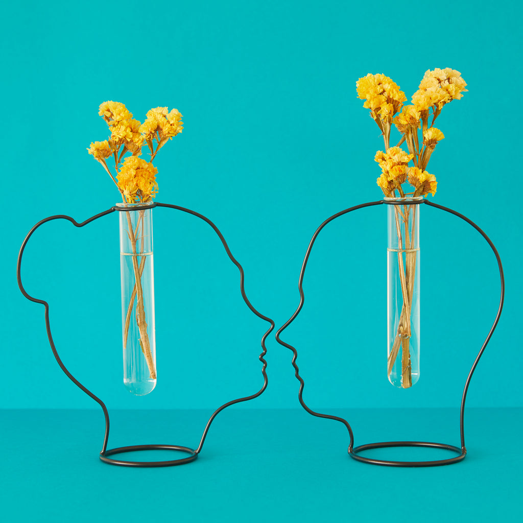 balvi-lady-silhouette-vase-t-te-femme-noir-verre image 5