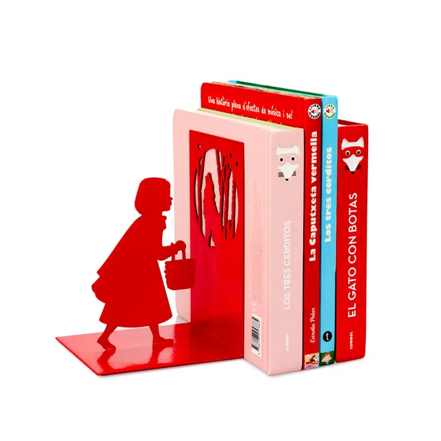 balvi-desk-little-red-serre-livres-conte-rouge image 1