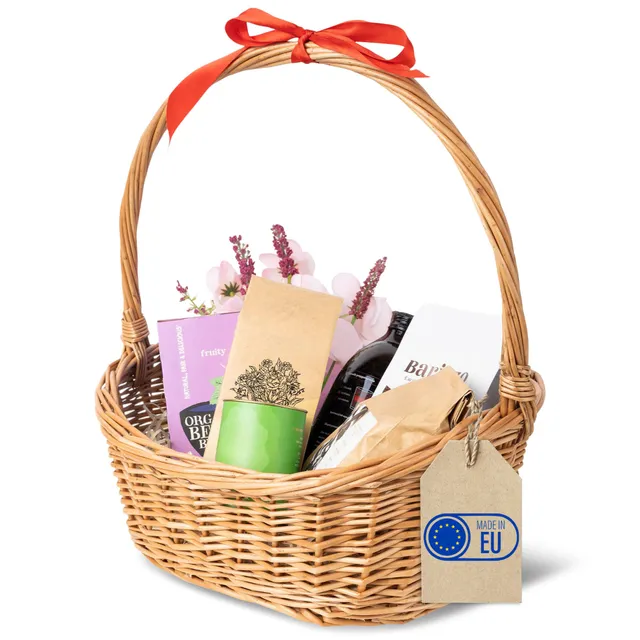 creative-home-paniers-osier-panier-ovale-marron-pique-nique image 1