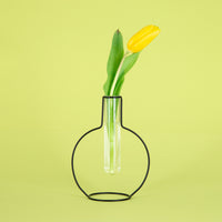 balvi-home-decor-round-silhouette-vase-m-tal-rond image 2
