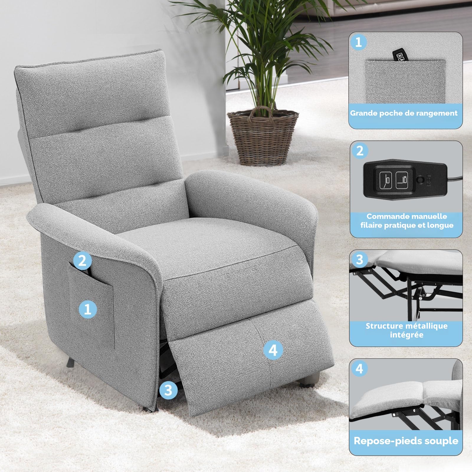 ordeluxe-chaise-fauteuil-relax-inclinable-150-kg-gris image 6