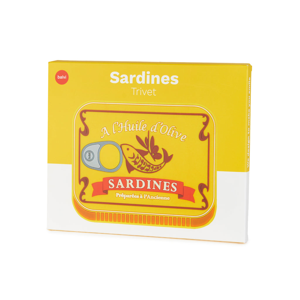 balvi-kitchen-sardines-dessous-de-plat-jaune-plastique image 5