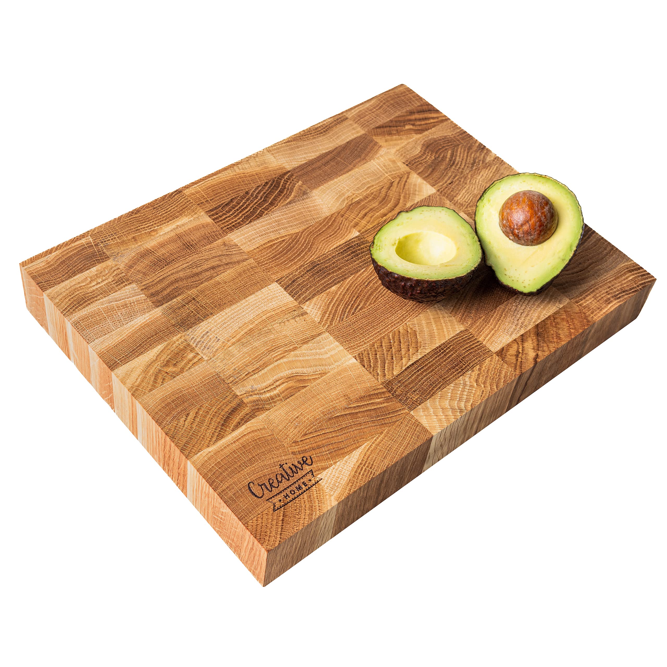 creative-home-grande-planche-d-couper-bois-32x24x4-cm-h-tre image 7