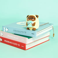 balvi-desk-fluffy-marque-page-chat-kawaii-menthe-glace image 2