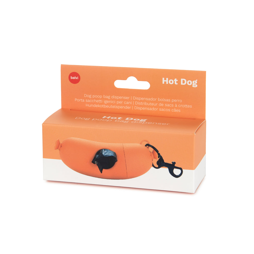 balvi-hot-dog-distributeur-sacs-chien-orange-plastique image 3