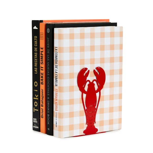 balvi-desk-lobster-serre-livre-homard-rouge image 1