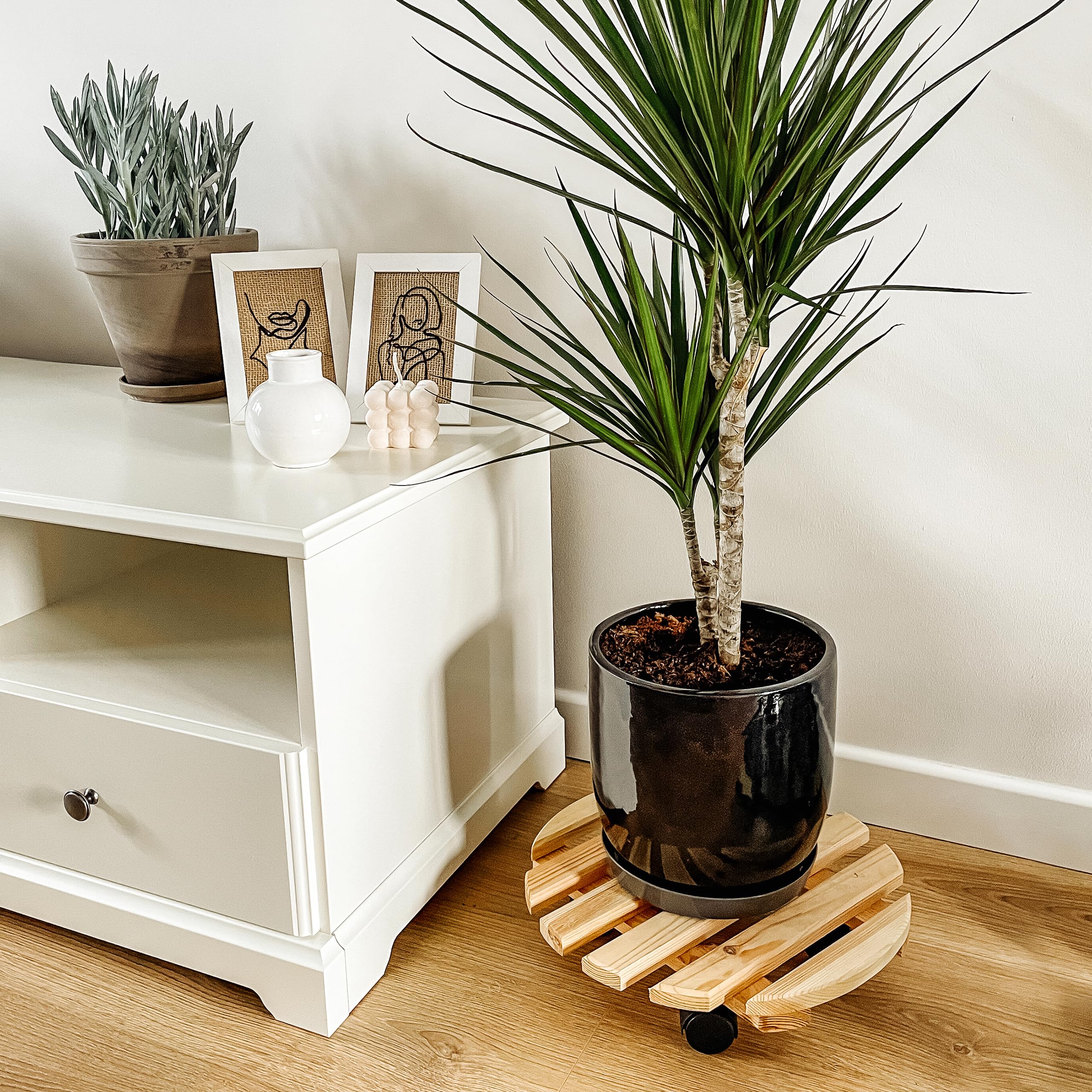 creative-home-porte-plante-roulettes-bois-35-cm-charge-80-kg image 3