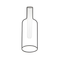 balvi-home-decor-bottle-silhouette-vase-m-tal-pipette-verre image 5