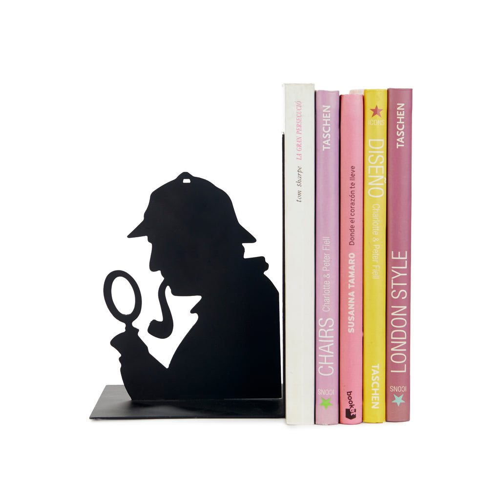 balvi-desk-sherlock-serre-livres-holmes-silhouette image 1