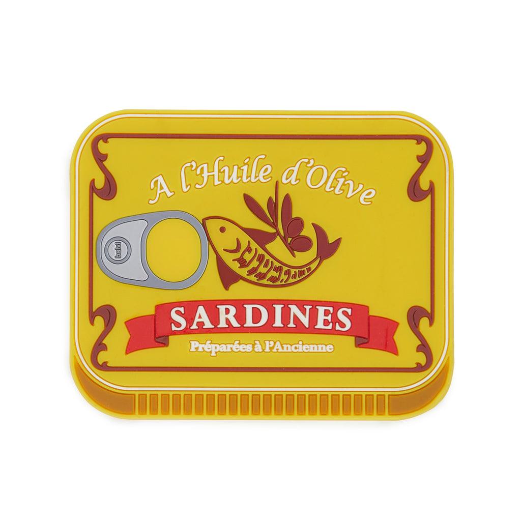 balvi-kitchen-sardines-dessous-de-plat-jaune-plastique image 1